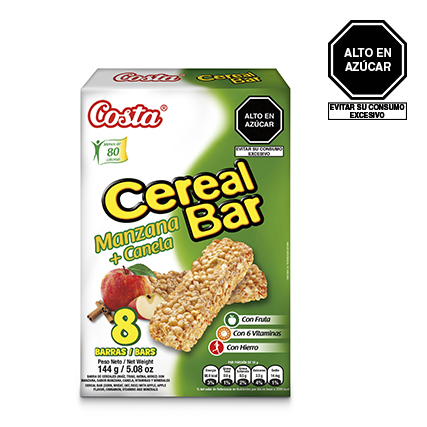 Cereal Bar Manzana + Canela | Molitalia